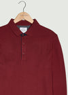 Glasby LS Polo Shirt - Burgundy