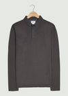 Glasby LS Polo Shirt - Dark Grey Marl