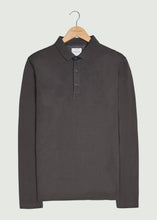 Load image into Gallery viewer, Glasby LS Polo Shirt - Dark Grey Marl