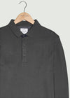 Glasby LS Polo Shirt - Dark Grey Marl