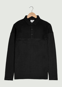 Chessum LS Polo Shirt - Black