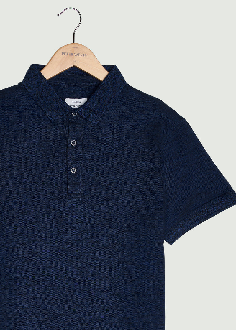 Arbour Polo Shirt - Navy Marl
