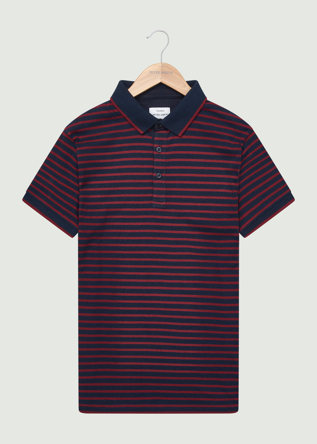 Barrow Polo Shirt - Navy/Burgundy