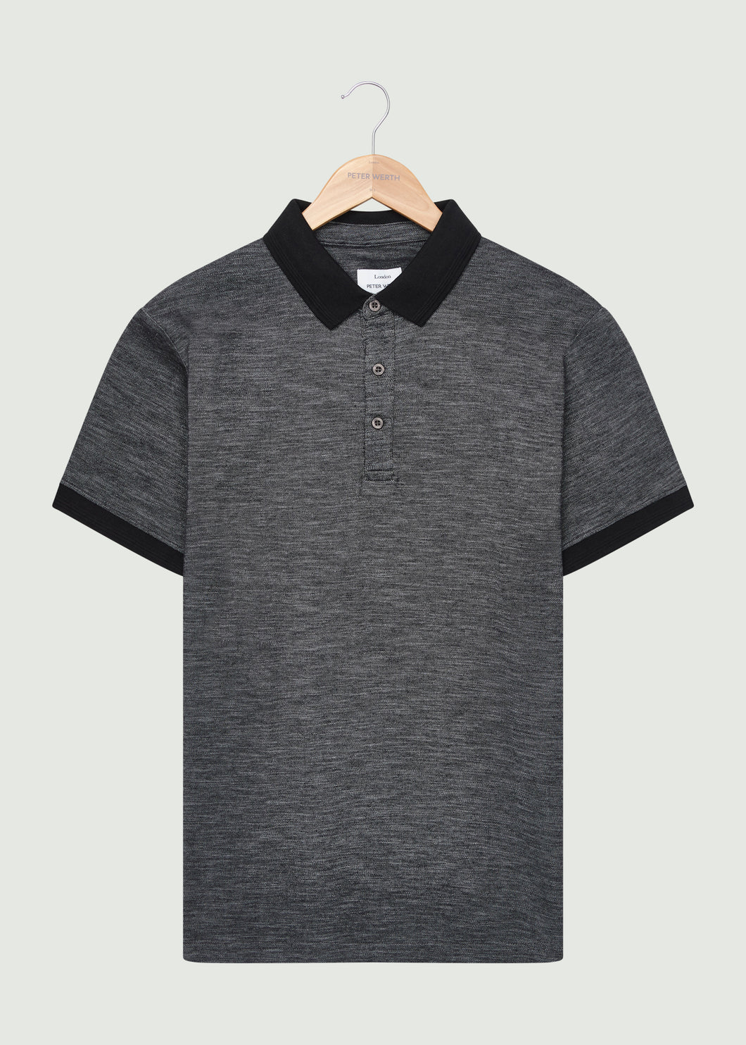 Club Polo Shirt - Dark Grey Marl