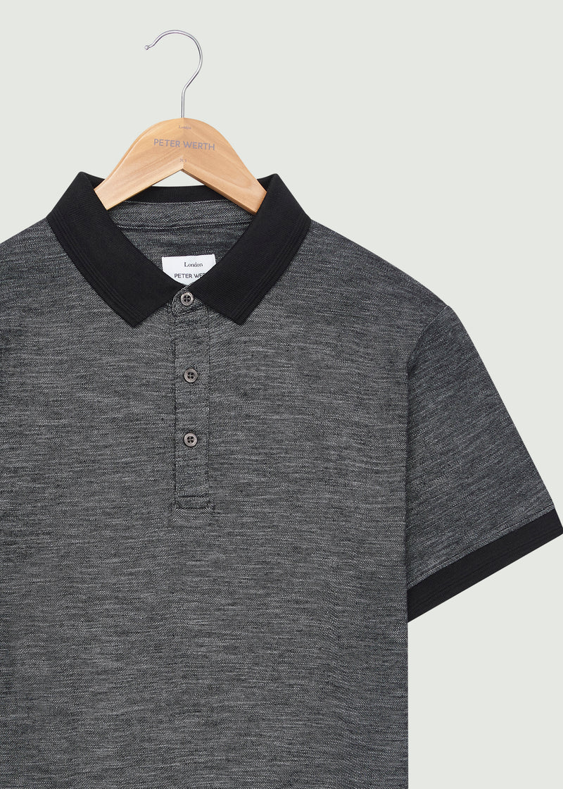 Club Polo Shirt - Dark Grey Marl