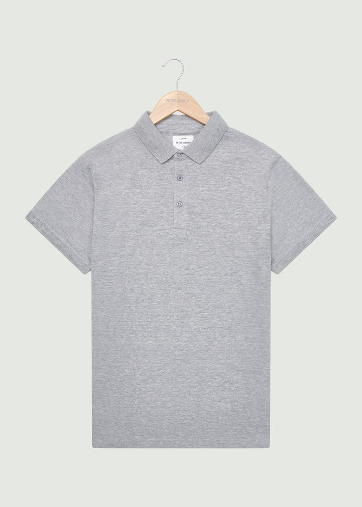 Knolls Polo Shirt - Grey Marl