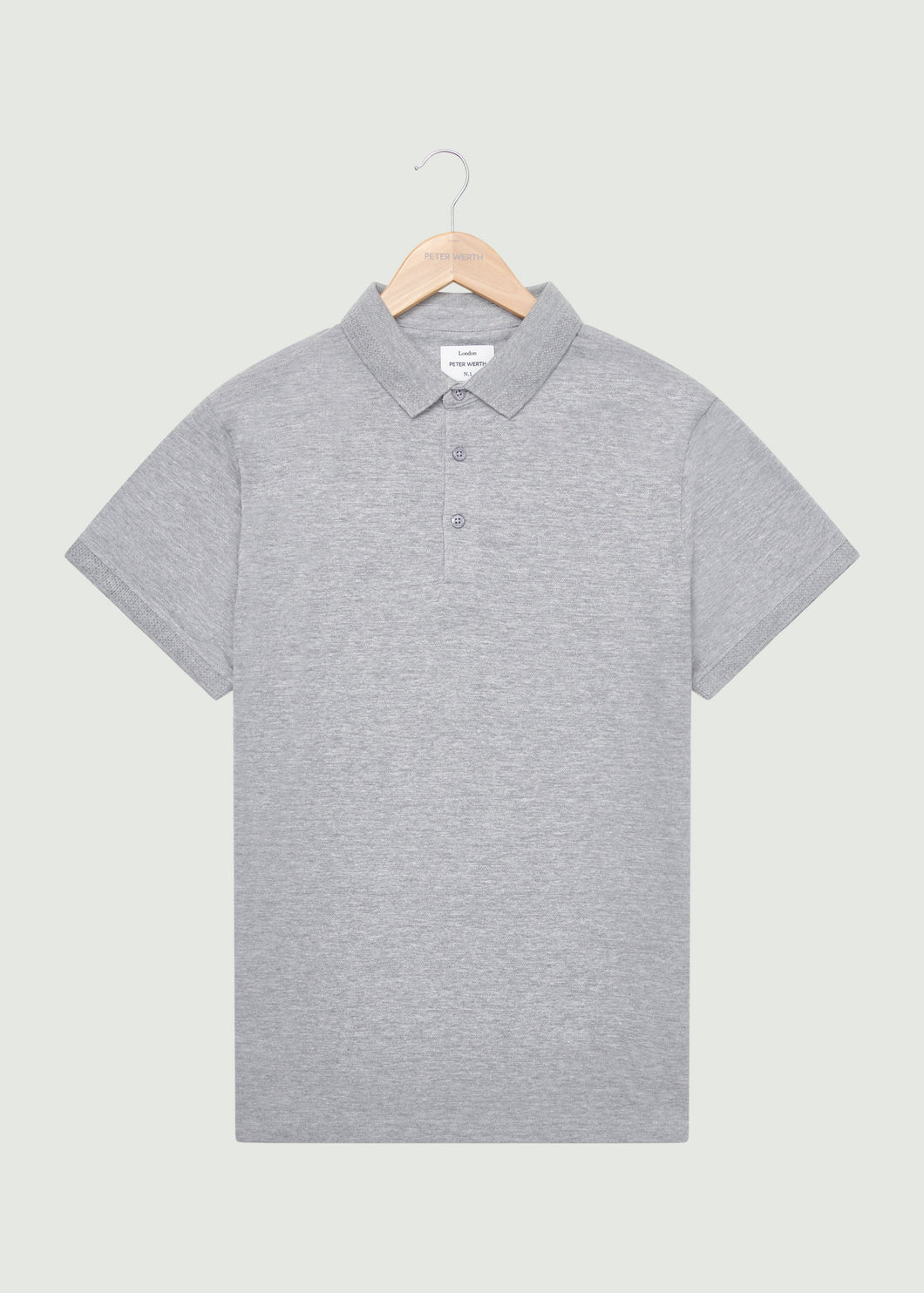 Knolls Polo Shirt - Grey Marl