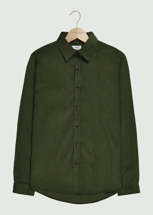 Daker LS Shirt - Dark Brown