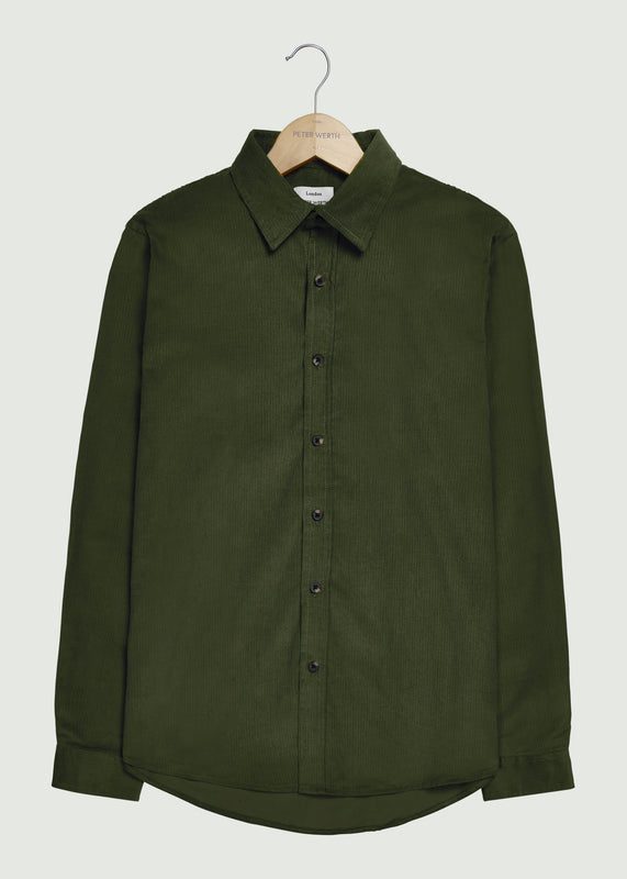 Daker LS Shirt - Dark Brown