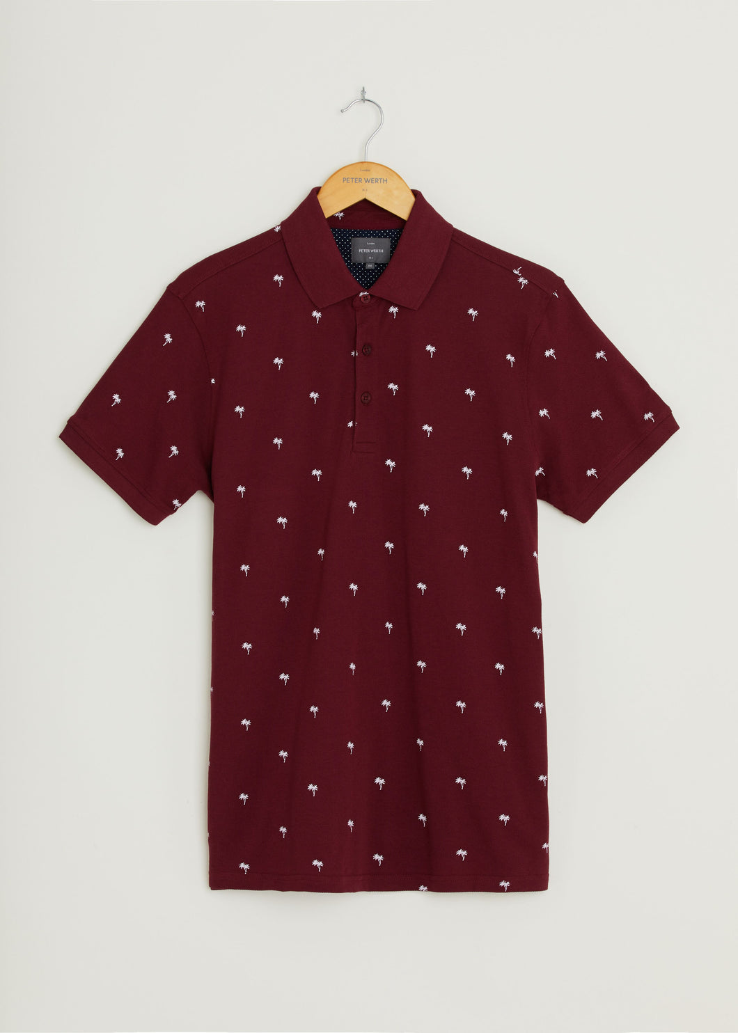 Tropic Polo Shirt - Burgundy