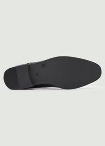 Curtis Toe Cap Derby Shoes - Black