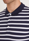 Gresley Polo Shirt - Navy/White