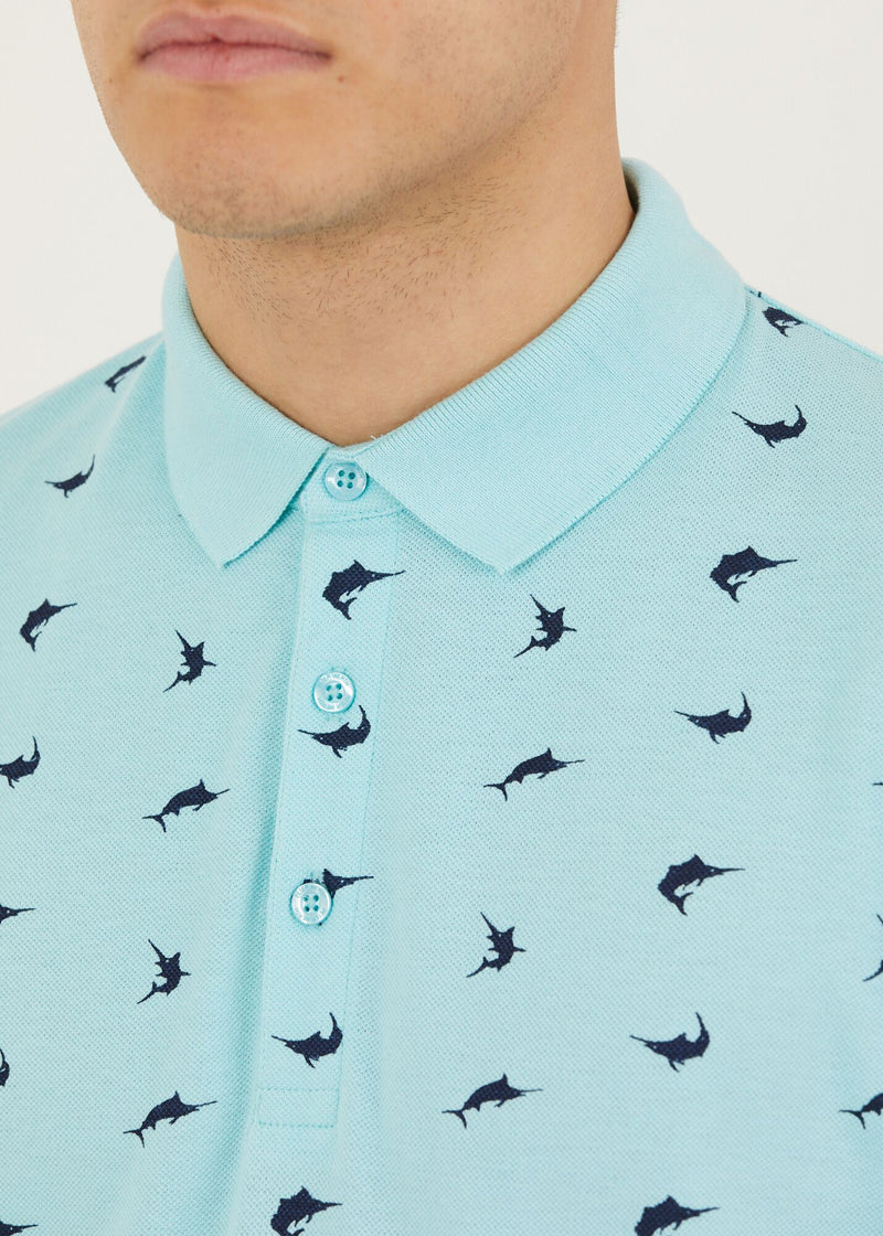 Marlin Polo Shirt - Light Blue