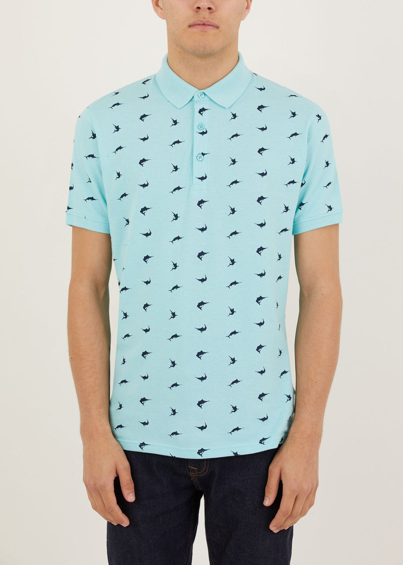 Polo shirt with marlin logo sale
