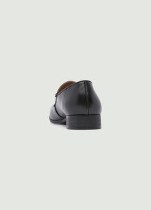 Moorhouse Tassle Leather Loafers - Black